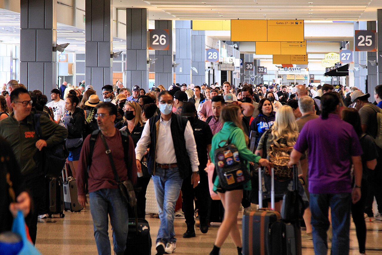 Barbara Jordan Terminal, Austin-Bergstrom, 2022.